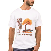 T-shirt esthétique "Cercle de la vie" inspiré de l