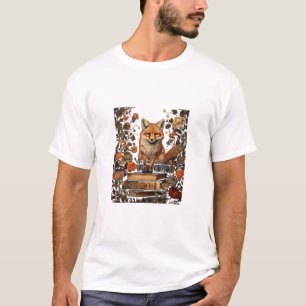 T-shirt Esthétique Cottagecore avec livre Mignon Goblincor
