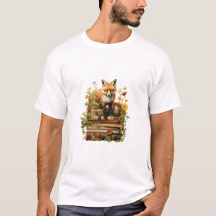 T-shirt Esthétique Cottagecore Avec Livre Mignon Goblincor