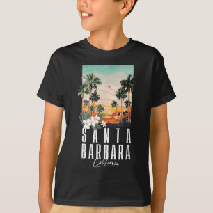 T-shirt Esthétique de la plage de Californie Santa Barbara