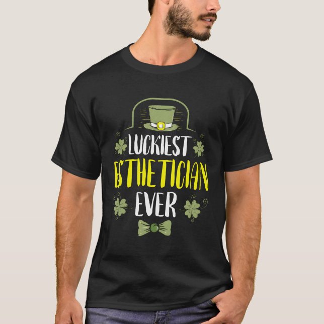 T-shirt Esthétique La Plus Lucky Jamais Saint Patrick'S Da (Devant)