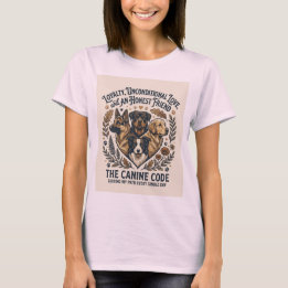 T-shirt esthétique pour fille aimant les chiens ad