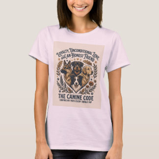 T-shirt esthétique pour fille aimant les chiens ad