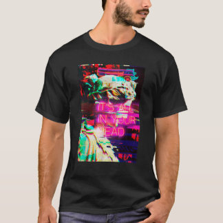 T-shirt Esthétique Vaporwave Japonais Futurisme Anime Anim