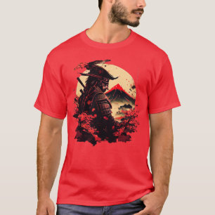 T-shirt Esthétique Vintage Samurai japonais Art Samurai Re