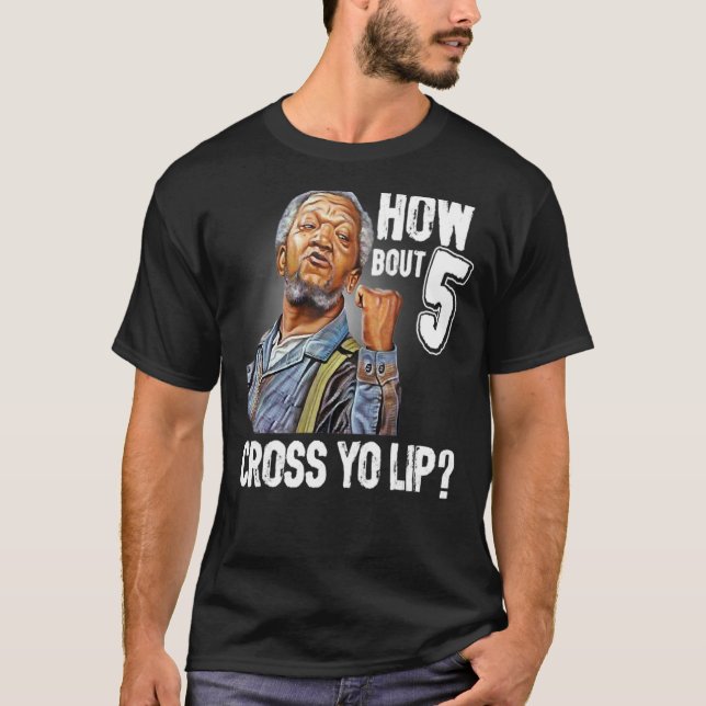 T-shirt Et 5 lèvres Pour Hommes Et Femmes (Devant)
