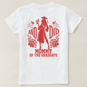 T-shirt ET A FAIT Urban Female Silhouette Trendy Graduatio