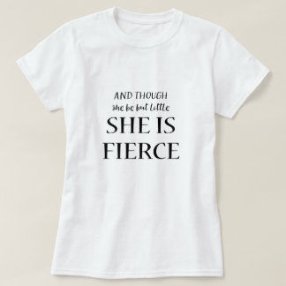 T-shirt Et Bien Qu'Elle Soit Si Peu, Elle Est Une Citation