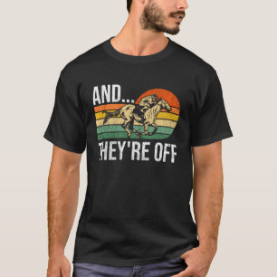 T-shirt Et ils sont Off Jockey Horse Racing
