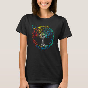 T-shirt Et Je Pense À Moi-Même Quel Monde Merveilleux