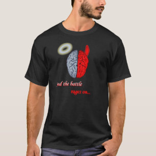 T-shirt Et la bataille continue (bon contre mauvais)