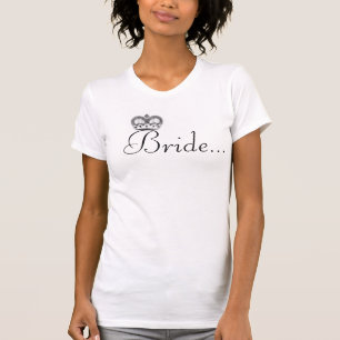 T-shirt et mariée de la Couronne