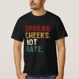 T-shirt Étaler les joues Pas haïr Funny Fitness et Worko