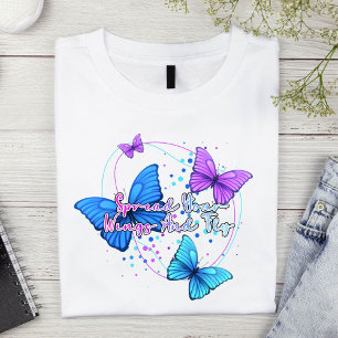 T-shirt Étalez vos ailes et volez papillon 