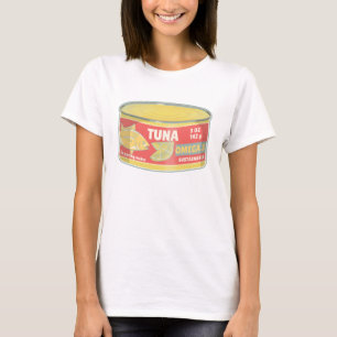 T-shirt Étanche de thon en conserve de poisson rétro
