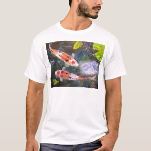 T-shirt Étang à poissons de Koi