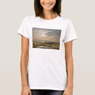 T-shirt Étang de colline de branche de John Constable ,