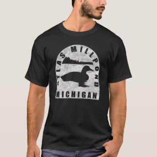 T-shirt Étang de l'Atlas Loon Michigan
