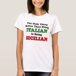T-shirt Étant sicilien