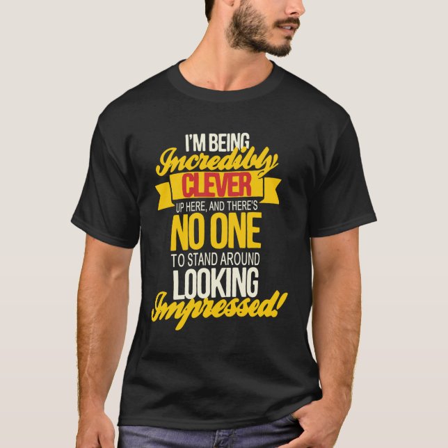 T-shirt Étant Tee intelligent de docteur Who Quote Men's (Devant)