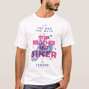 T-shirt Étape frère et moker l'homme le mythe la légende