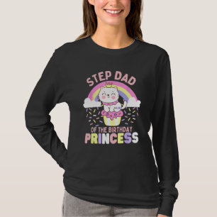 T-shirt Étape Papa de l'Anniversaire Princesse Cute Chat s