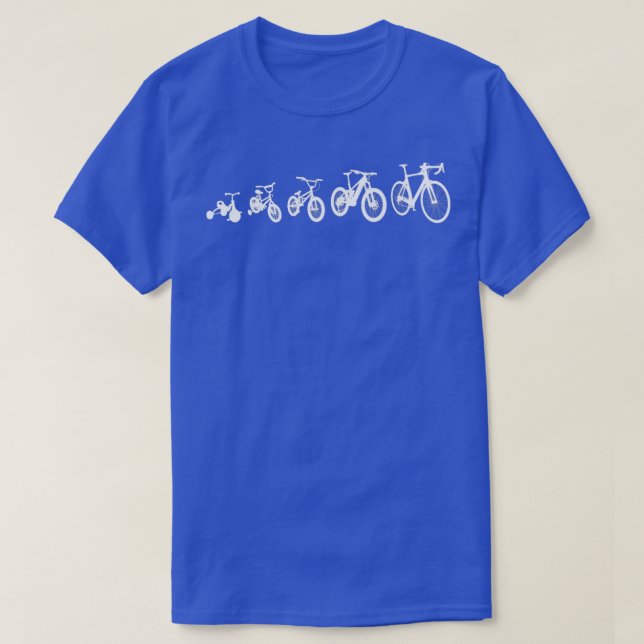 T-shirt Étapes du cyclisme (Design devant)