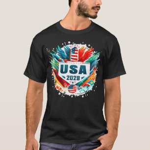 T-shirt Étas-Unis 2028 Allez États-Unis Sport Étas-Unis 20