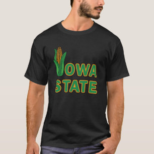 T-shirt Etat américain de l'Iowa célèbre avec du maïs