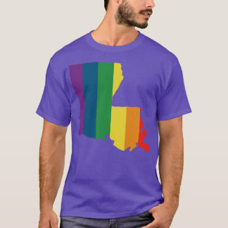 T-shirt État arc-en-ciel