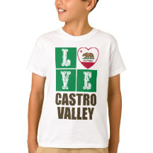 Etat de Californie Drapeau Coeur Castro Valley