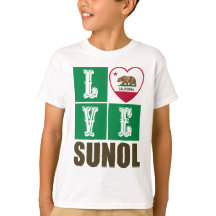 État de Californie Drapeau Coeur Sunol