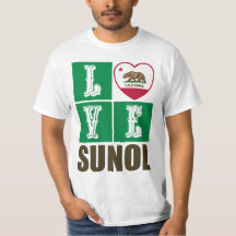 État de Californie Drapeau Coeur Sunol