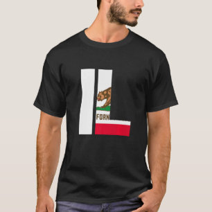 T-shirt Etat de Californie Drapeau Illinois IL Cities et S