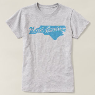 T-shirt État De Forme De Caroline Du Nord