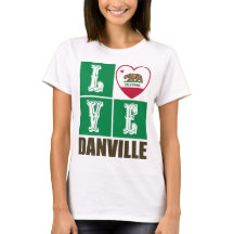 Etat de la Californie Drapeau Heart Danville