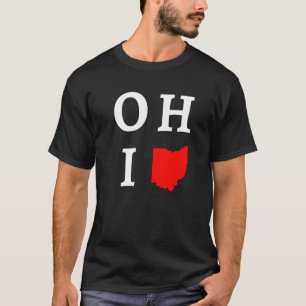 T-shirt État de la forme d'origine de l'Ohio