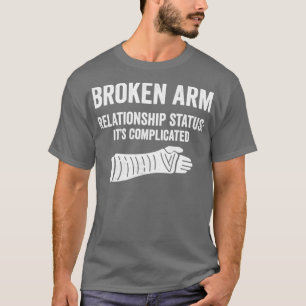 T-shirt État de la relation de bras cassé Son Bro compliqu