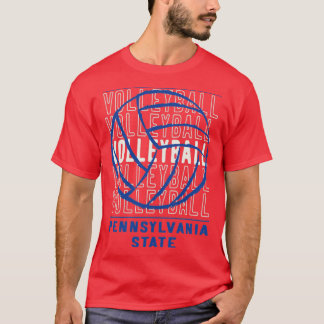 T-shirt État de Volleyball Pennsylvanie
