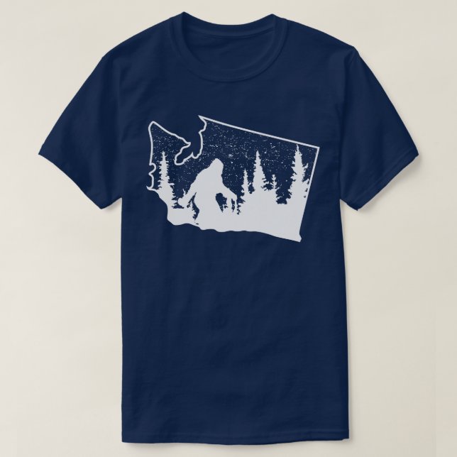 T-shirt État de Washington 1 (Design devant)