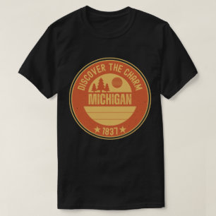 T-shirt État des Grands Lacs - Aventure dans le Michigan