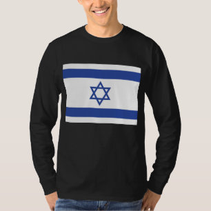 T-shirt Etat d'Israël Drapeau, Étoile de David Juifs