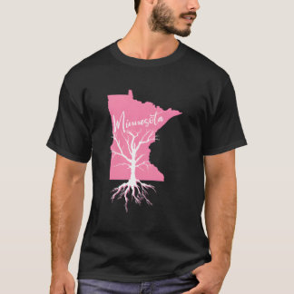 T-shirt État d'origine Minnesota Racines