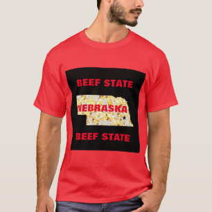 T-SHIRT ÉTAT DU BOEUF DE NEBRASKA