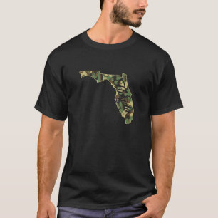 T-shirt État du drapeau de Camo Floride