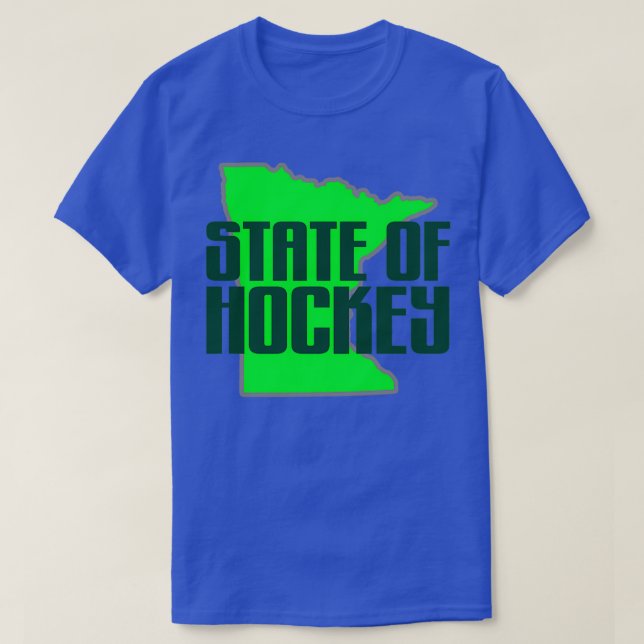 T-shirt état du minnesota de hockey (Design devant)