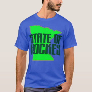 T-shirt état du minnesota de hockey