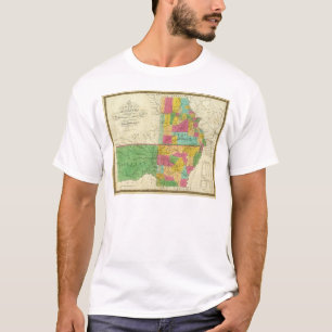 T-shirt État du Missouri et de territoire de l'Arkansas