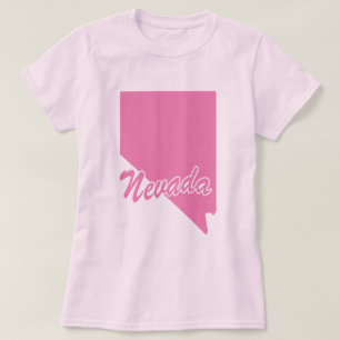 T-shirt État du Nevada Shape