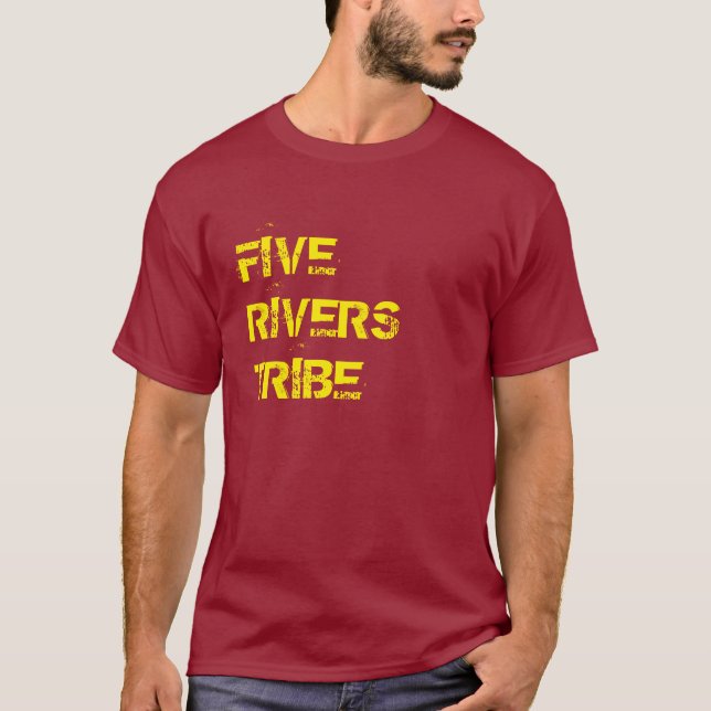 T-shirt Etat du Pendjab, tribu des Cinq Rivières Desi Punj (Devant)